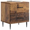 Cabinet de chevet 2 pcs Bois ancien 43 x 34,5 x 47,5 cm 616490616490