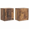 Cabinet de chevet 2 pcs Bois ancien 43 x 34,5 x 47 cm 616491616491