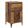 Cabinet de chevet avec tiroir 2 pcs Bois ancien 40 x 35 x 70 cm 616492616492