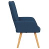 Chaise de relaxation Bleu Tissu 616494616494