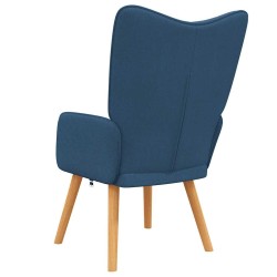 Chaise de relaxation Bleu Tissu 616494616494