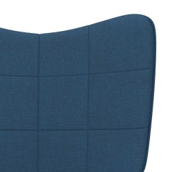 Chaise de relaxation Bleu Tissu 616494616494