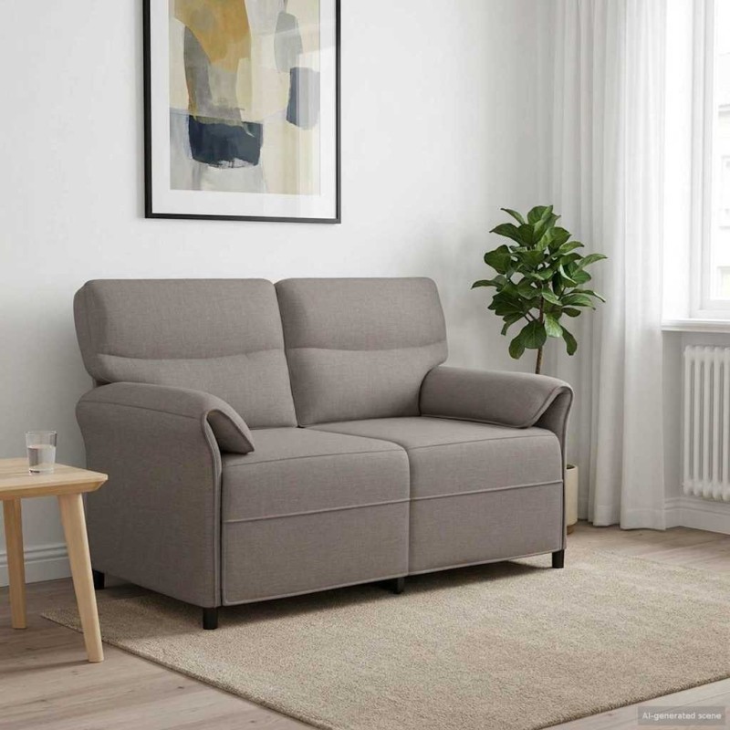 Canapé 100% polyester, cadre en métal, MDF, Contreplaqué 616498616498