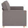 Canapé 2 places Taupe 160x78x84 cm Tissu 616500616500