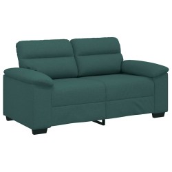Canapé 2 places vert foncé 160 x 81 x 84 cm en tissu 616501616501