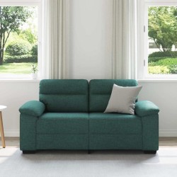 Canapé 2 places vert foncé 160 x 81 x 84 cm en tissu 616501616501