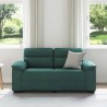 Canapé 2 places vert foncé 160 x 81 x 84 cm en tissu 616501616501
