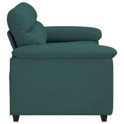 Canapé 2 places vert foncé 160 x 81 x 84 cm en tissu 616501616501