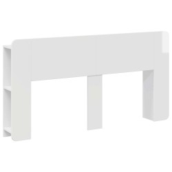 Cabinet de Tête de Lit Blanc brillant Bois d'ingénierie 616505616505