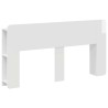 Cabinet de Tête de Lit Blanc brillant Bois d'ingénierie 616505616505