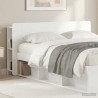 Cabinet de Tête de Lit Blanc brillant Bois d'ingénierie 616505616505