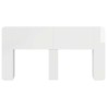 Cabinet de Tête de Lit Blanc brillant Bois d'ingénierie 616505616505