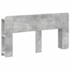 Cabinet de Tête de Lit Gris béton Bois d'ingénierie 616506616506