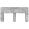 Cabinet de Tête de Lit Gris béton Bois d'ingénierie 616506616506