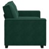 Canapé 2 places vert foncé 180 x 78 x 84 cm velours 616511616511