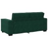 Canapé 2 places vert foncé 180 x 78 x 84 cm velours 616511616511