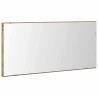 Miroir chêne artisanal 80 x 37 cm Verre et Bois Ingénierie 616527616527
