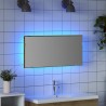 Miroir chêne artisanal 80 x 37 cm Verre et Bois Ingénierie 616527616527