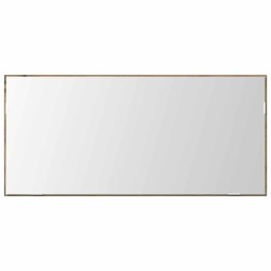 Miroir chêne artisanal 80 x 37 cm Verre et Bois Ingénierie 616527616527