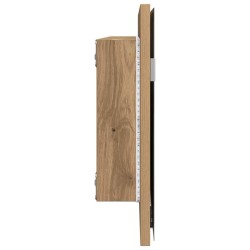 Miroir chêne artisanal 80 x 37 cm Verre et Bois Ingénierie 616527616527