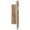 Miroir chêne artisanal 80 x 37 cm Verre et Bois Ingénierie 616527616527