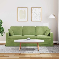 Canapé Vert clair 198 x 78 x 80 cm Velours 616533616533
