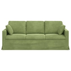 Canapé Vert clair 198 x 78 x 80 cm Velours 616533616533