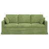 Canapé Vert clair 198 x 78 x 80 cm Velours 616533616533