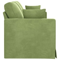 Canapé Vert clair 198 x 78 x 80 cm Velours 616533616533