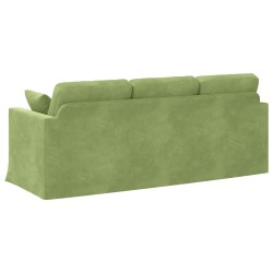 Canapé Vert clair 198 x 78 x 80 cm Velours 616533616533