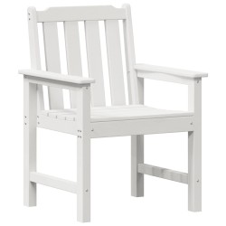 Chaise de jardin 4 pcs Blanc 65,5 x 59 x 88 cm Polyéthylène 616538616538