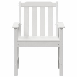 Chaise de jardin 4 pcs Blanc 65,5 x 59 x 88 cm Polyéthylène 616538616538