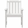 Chaise de jardin 4 pcs Blanc 65,5 x 59 x 88 cm Polyéthylène 616538616538