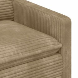 Canapé Taupe 156 x 81 x 87,5 cm Polyester 616542616542