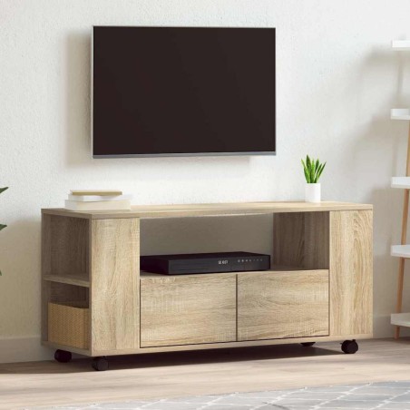 Meubles TV chêne sonoma 102x34,5x43 cm bois d'ingénierie 616548616548