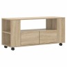 Meubles TV chêne sonoma 102x34,5x43 cm bois d'ingénierie 616548616548