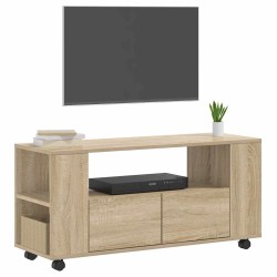 Meubles TV chêne sonoma 102x34,5x43 cm bois d'ingénierie 616548616548