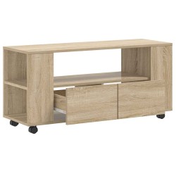 Meubles TV chêne sonoma 102x34,5x43 cm bois d'ingénierie 616548616548