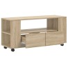 Meubles TV chêne sonoma 102x34,5x43 cm bois d'ingénierie 616548616548