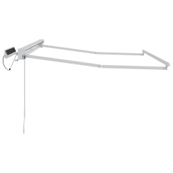 Cadre de store rétractable électrique Blanc 3 x 2 m Acier 616549616549
