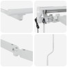 Cadre de store rétractable électrique Blanc 3 x 2 m Acier 616549616549