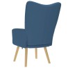 Chaise de relaxation Bleu Tissu 616550616550
