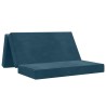 Canapé-lit pliable 120 x 67 x 45 cm Bleu 616556616556