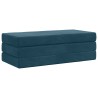 Canapé-lit pliable 120 x 67 x 45 cm Bleu 616556616556