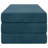 Canapé-lit pliable 120 x 67 x 45 cm Bleu 616556616556