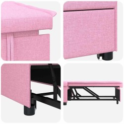 Canapé-lit escamotable Rose 194 x 50 x 82 cm tissu 616560616560