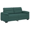 Canapé 2 places vert foncé 180 x 81 x 84 cm en tissu 616563616563