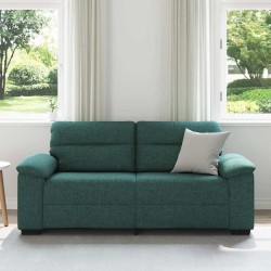 Canapé 2 places vert foncé 180 x 81 x 84 cm en tissu 616563616563