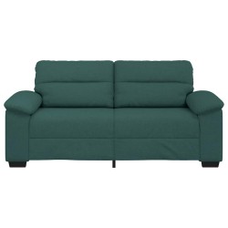 Canapé 2 places vert foncé 180 x 81 x 84 cm en tissu 616563616563
