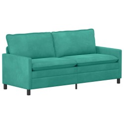 Canapé Turquoise 196 x 81 x 87,5 cm Velours 616567616567